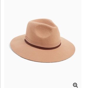 TORRID Camel felt Panama hat